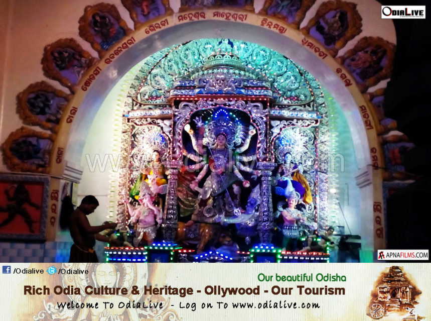 Hindu Muslim together worship Goddess Durga in this Puja Mandap in Cuttack img