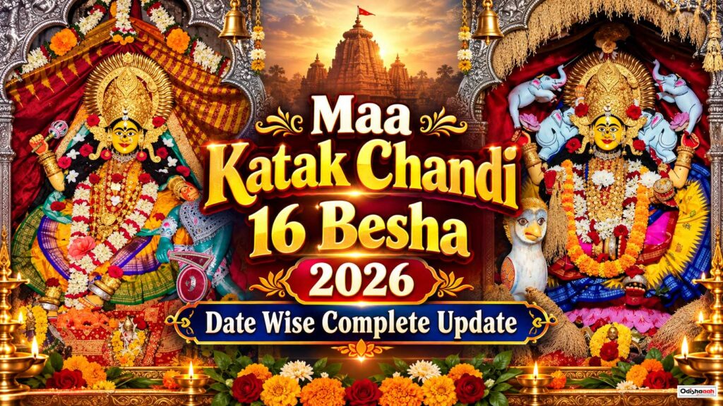 Maa Kataka Chandi Besa 2026 Date-Wise list Maa Cuttack Chandi Besa 2026 Date-Wise list